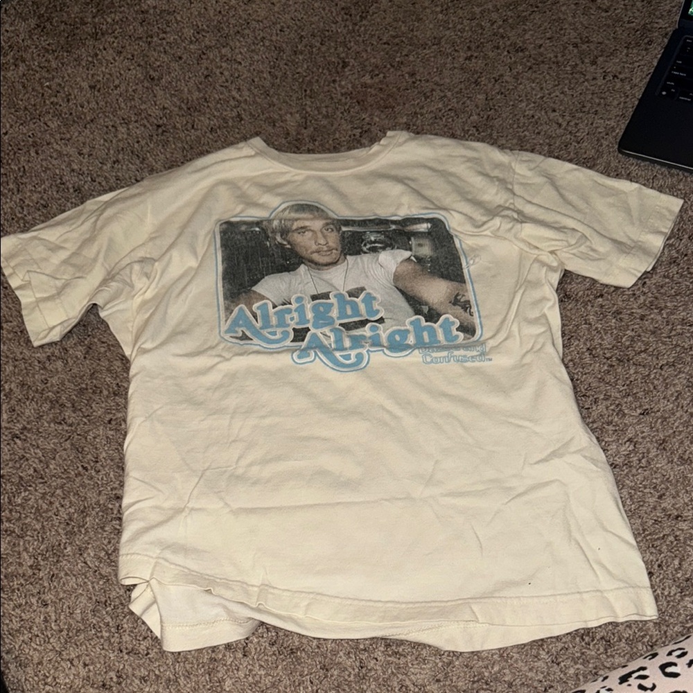 Cream Graphic T-Shirt